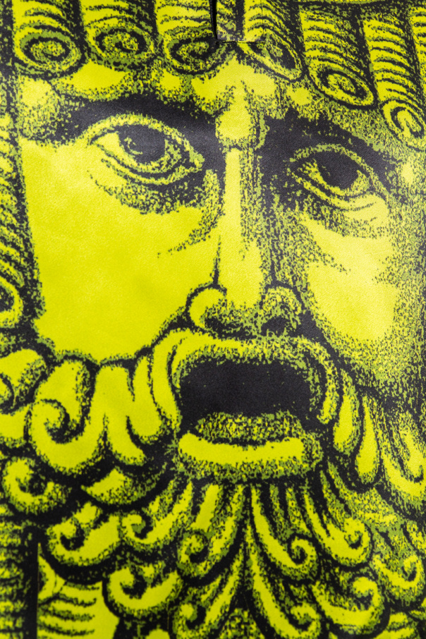 Versace Polo shirt with baroque print Men's Clothing Vitkac